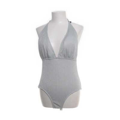 Badeanzug, Größe: L, Grün/Silber, Polyester/Elasthan, Damen #Qrd