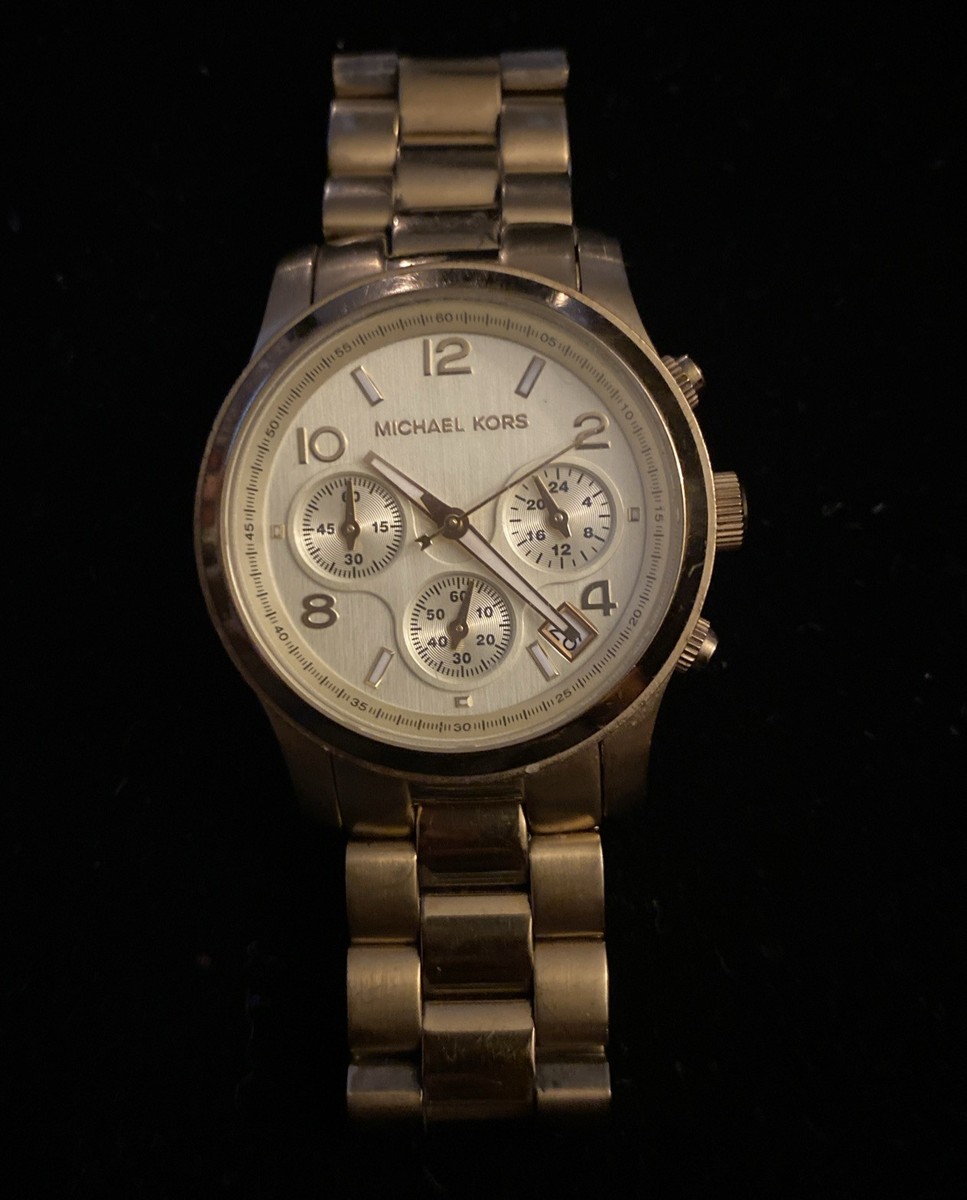 Michael Kors Runway MK5055 Women’s Gold-Tone Stainless Steel Chronograph Watch MKWatches_57_medium.png?v=  main image 4