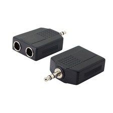 3.5mm 1/8 Inch to 6.35mm 1/4 Inch Stereo Audio Splitter  TRS 3.5mm Male to...
