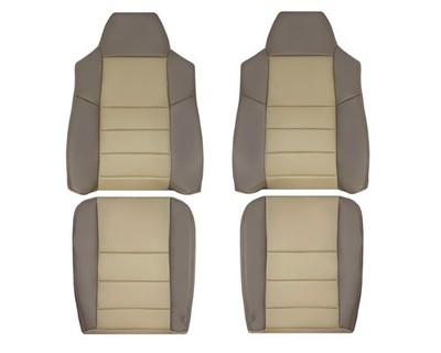 2002 2003 2004 For Ford Excursion Eddie Bauer Edition LEATHER Seat Covers Tan