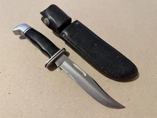 Buck 119 Knife (67-72) Fixed Blade Leather Sheath Needs Restoration