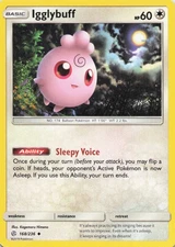 Igglybuff Uncommon Normal SM - Cosmic Eclipse 168/236 NM