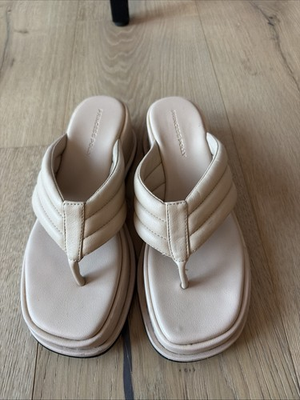 #ad #ad Princess Polly Pump It Up Nude Platform Sandals Size 9 $29.99
