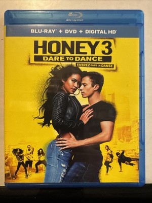 Honey 3: Dare to Dance (Blu-ray + DVD) Rare OOP Cassie Ventura