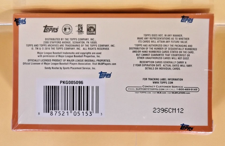 2016 Topps Photography Vault - Archives Snapshots - 12 Cards - Factory Sealed - Image 2 of 3