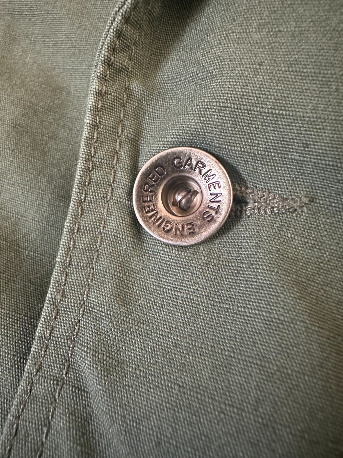 Engineered Garments Nyco Ripstop Jacket Olive Siz… - image 8