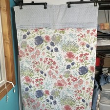 Better Homes Gardens Floral Fabric Full Shower Curtain 70x72 Farmhouse Cottage