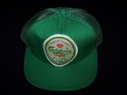 Carlsberg Light vintage Snapback beer cap 1980s truckers hat mesh adjustable