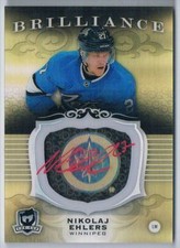 2018-19 THE CUP BRILLIANCE AUTOGRAPH NIKOLAJ EHLERS WINNIPEG JETS #B-NE