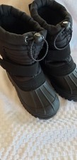 BRAND NEW TOTES TODDLER SZ 9 BLACK SNOW RAIN THERMAL BOOTS NO BOX NEW NEVER WORN