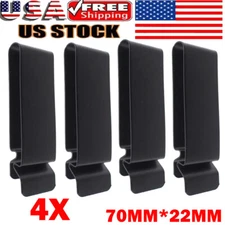 4x Tactical Metal Clip For Gun Holster Sheath Belt Clip Clasp Spring Hook Buckle