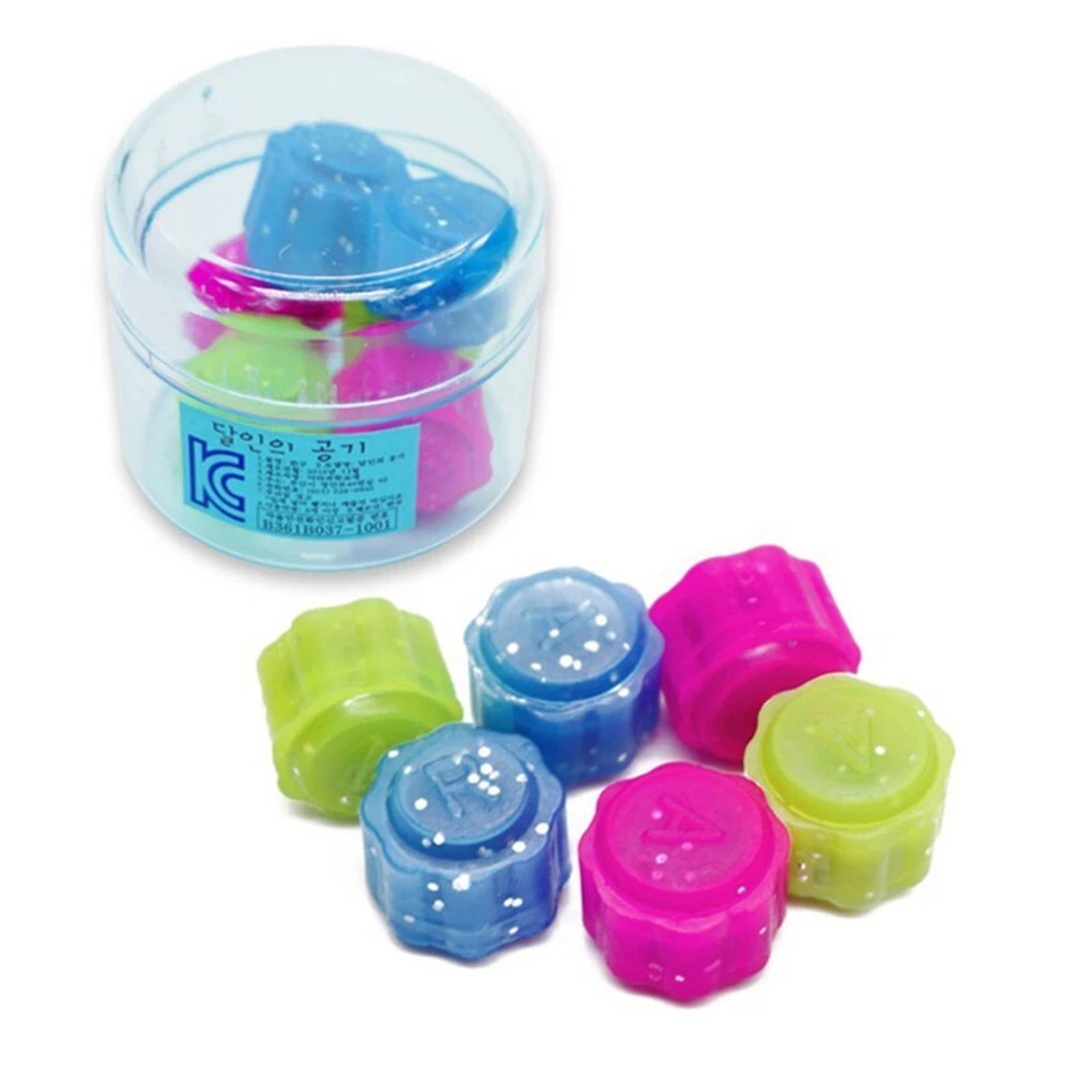 MADE IN KOREA Gonggi Konggi / Sports Gong Gi / Korean Jack Stone Game / 1 Case (6 Pieces)