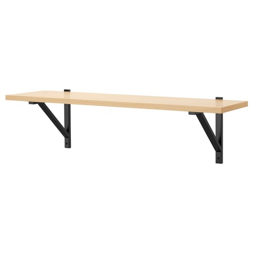 6x IKEA EKBY VALTER Konsole (schwarz) – klein – Regalwinkel, Wandhalterung - Bild 2 von 8