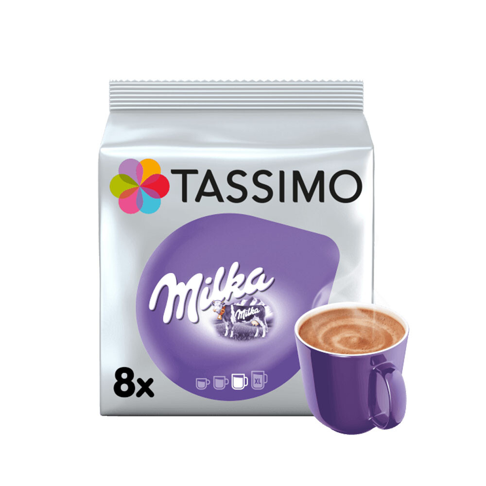 Tassimo Hot Chocolate Pods Milka Hot Chocolate 10 Packs (Total 80