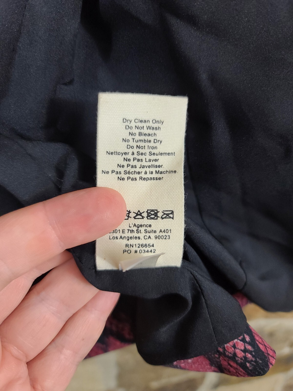 L'AGENCE 2 Kenzie Python Print Blazer Jacket - image 8