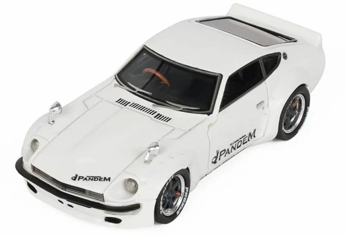 Nissan Fuguz S30 Rocket Bunny Fairlady 240Z weiß HRN 1:64 Resin Auto Modell - Bild 3 von 3