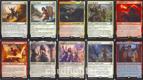 Custom Human Tribal Commander EDH Deck - Éowyn, Shieldmaiden - Token MTG Magic - Picture 3 of 7