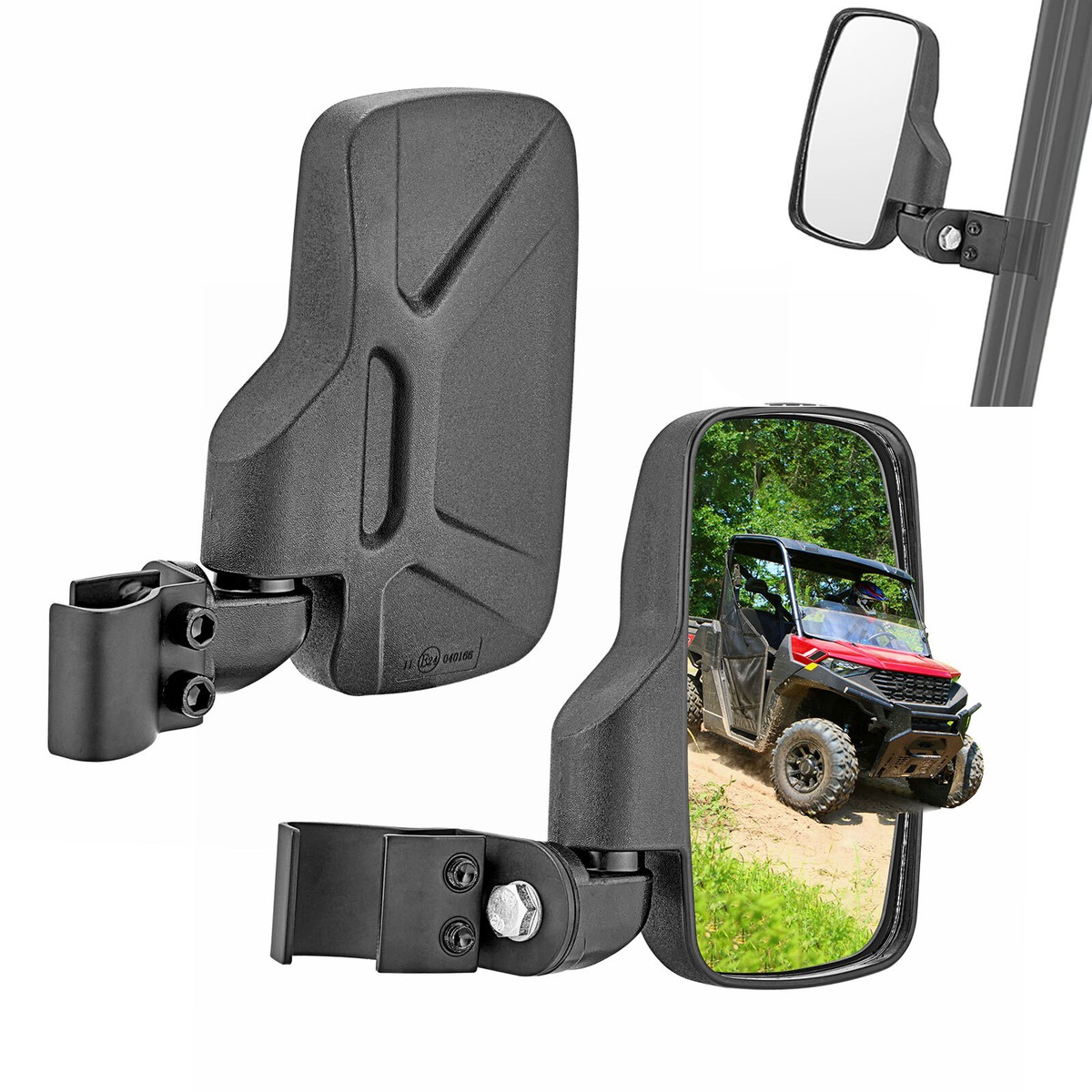 Upgraded UTV Side Rear View Mirrors For Polaris Ranger 570 XP 900 1000 /General - Foto 4