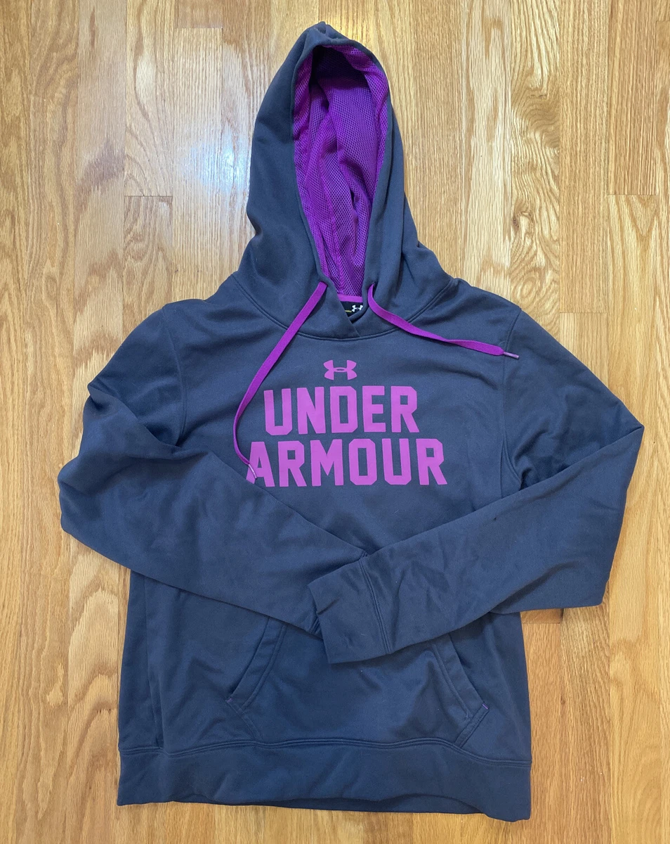 Grey and purple cheap under armour hoodie
