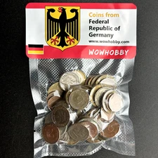 German Coin Collection Lot 🇩🇪 60 Random Coins from Federal Republic of Germany