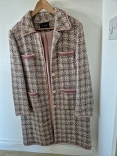 John Lewis Wool Blend Coat Size 14
