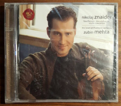 ZNAIDER/BEETHOVEN/MENDELSSOHN/IPO/MEHTA: VIOLIN CONCERTOS (CD.)