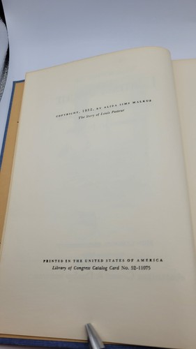 Vintage 1952 The Story of Louis Pasteur, Alida Malkus, Signature Books, 1st Ed, HC - Bild 6 von 9