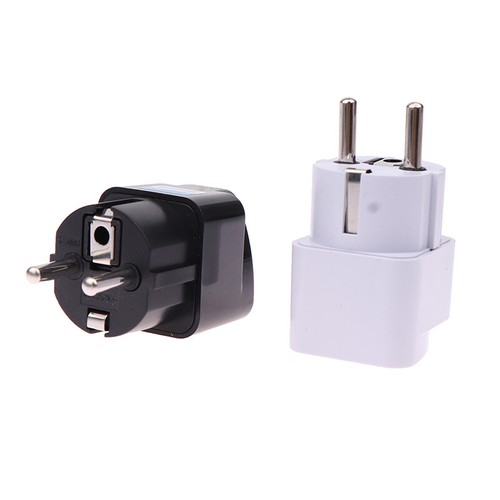 1PC Universal EU Plug Adapter American Japan Korea Russia German Travel Plug _yi - Afbeelding 4 van 14