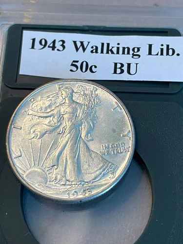 1943 P Walking Liberty Half Dollar 50C Philadelphia Mint Silver BEAUTIFUL UNC