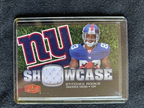 Sinorice Moss  Certified Game Used  JERSEY Card