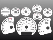 White Face Gauges for 1999-2002 Chevrolet Silverado Truck Gas
