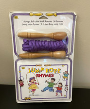 Jump Rope Rhymes Book & Jump Rope Set Golden Books Hardback Playground Fun