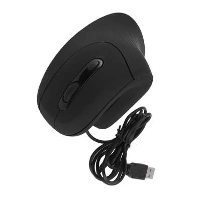 New USB Vertical Wired Mouse 4 Adjustable DPI Silent Click Ergonomic Vertical Op