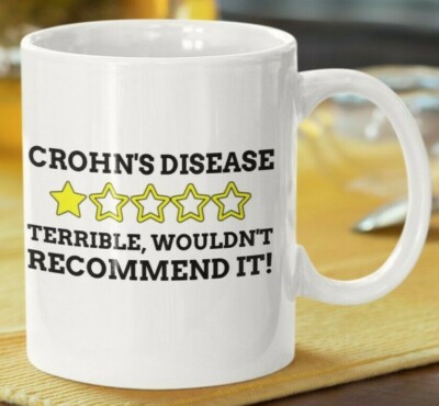 Lustige Morbus Crohn Tasse 11oz 330ml Entzündungsschale Krankheit Geschenk IBD Becher