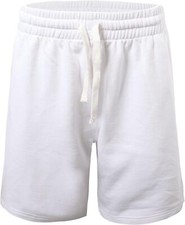 Men  s Shorts   Classic Fleece Workout - Men Casual Large, White