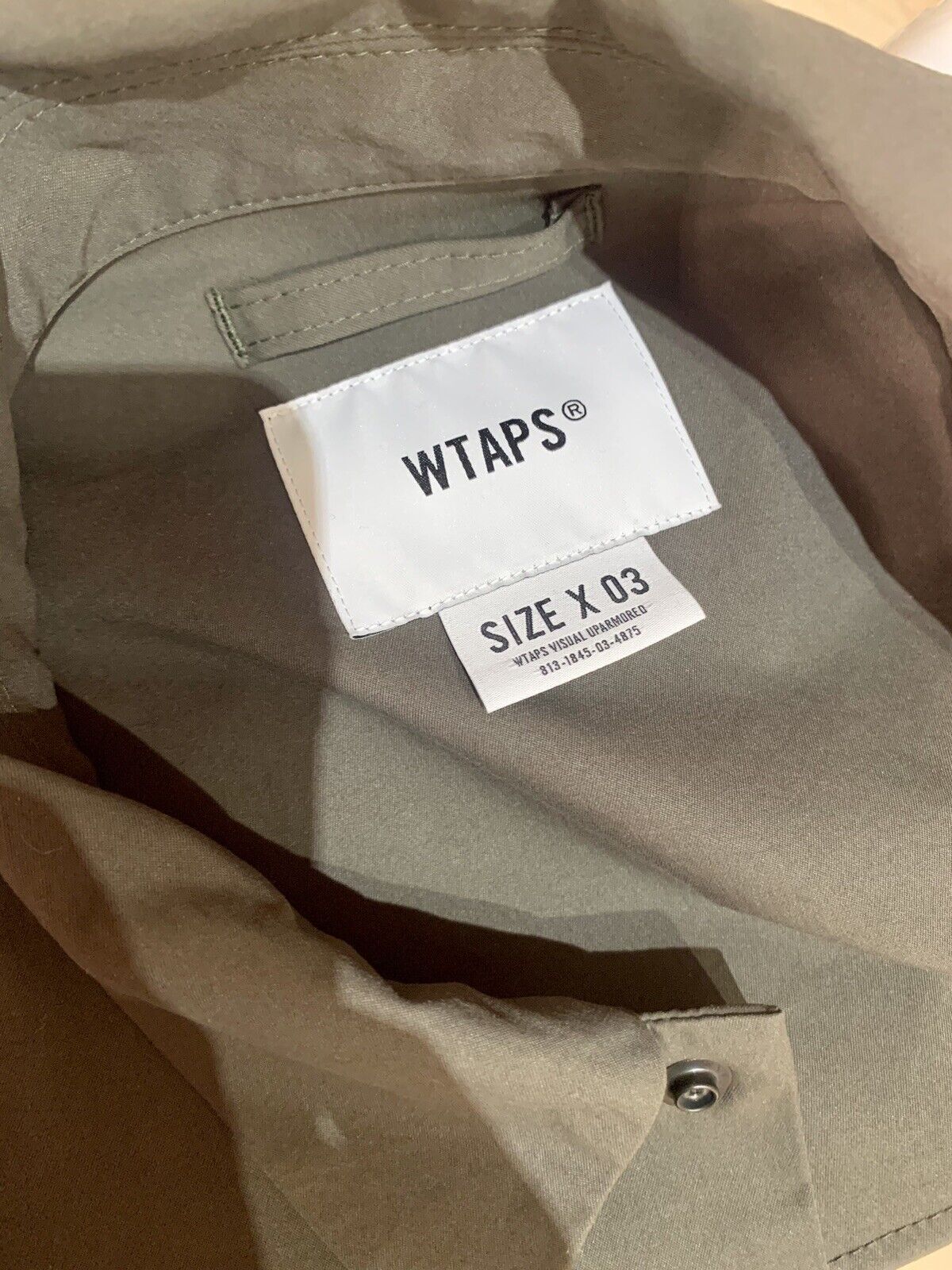 WTAPS CHIEF / JACKET / POLY. TWILL. SIGN | eBay