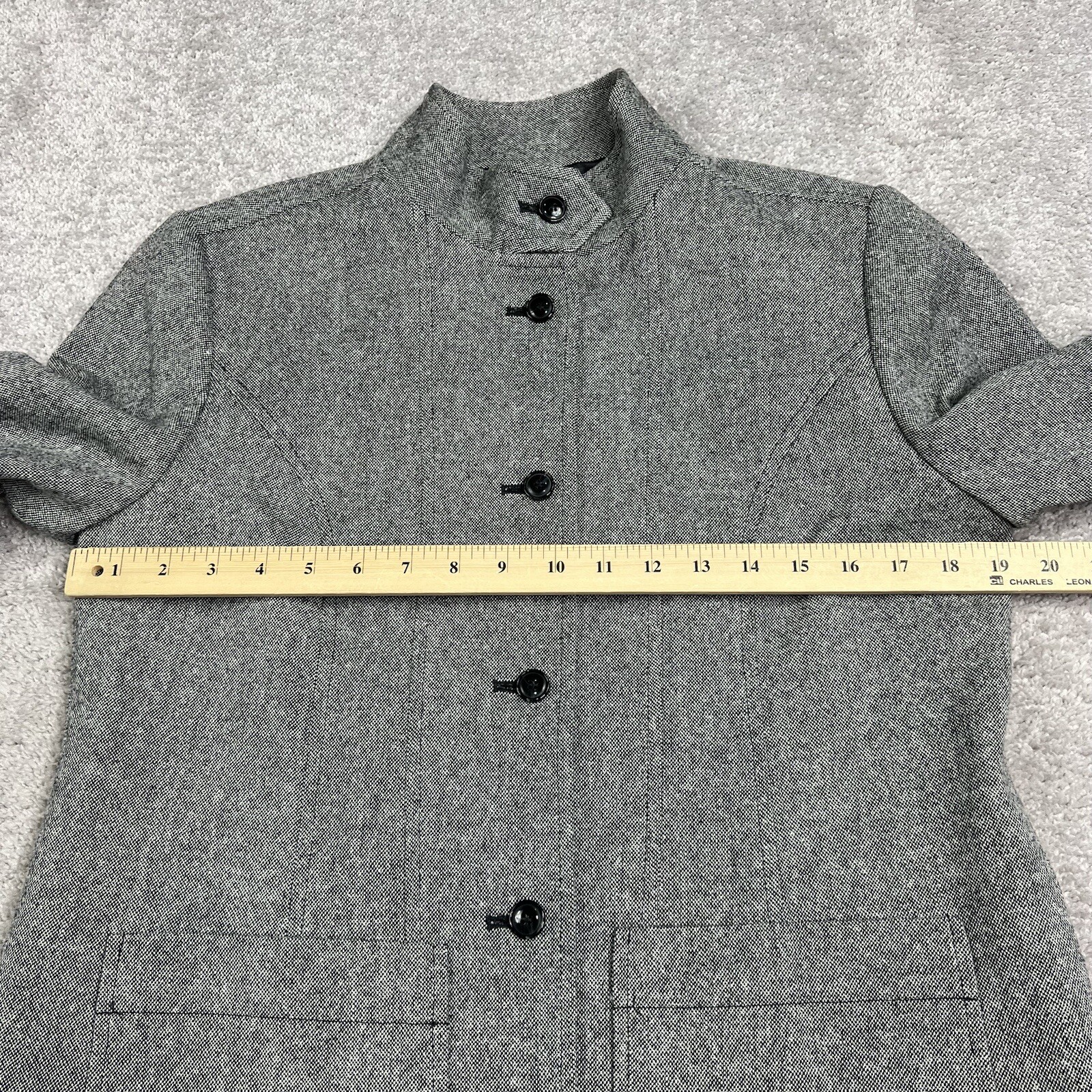 Pendleton Jacket Women’s Size 12 Virgin Wool & La… - image 9