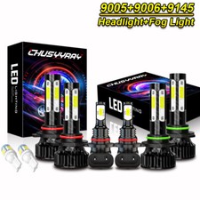 For Toyota Corolla 2005 2006 2007 2008 Led Headlight Hilow Beam Fog Light Bulbs