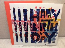 RSVP BIRTHDAY CARDS New w/Envelopes LOT OF 4 "YOU ARE AWESOME HAPPY B-DAY"