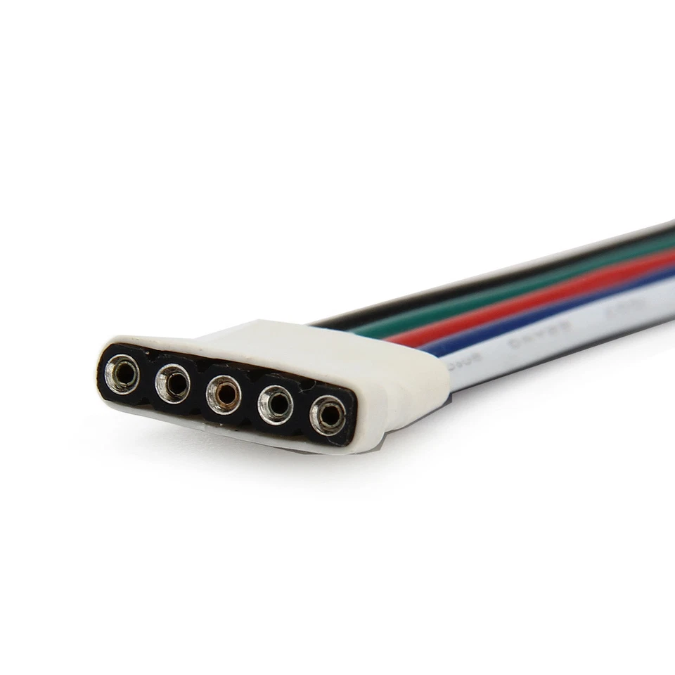 Strip to Strip Connector Plug/Wire for 10mm SMD 5050 RGBW/RGBWW LED Strip Light - Image 4 of 4