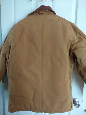 USA製“Carhartt” traditional coat Carhartt Traditional Coat Arctic Wear 44 Duck Brown Black Quilt