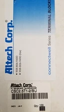 Altech  CSC2.5T1-2 Blue Terminal Block 600 V 20 A 22-14AWG 1 In 2 Out Lot of 36