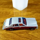 Hot Wheels Vintage Cadillac Seville Gray Purple Side BW Blackwall Hong Kong 1982