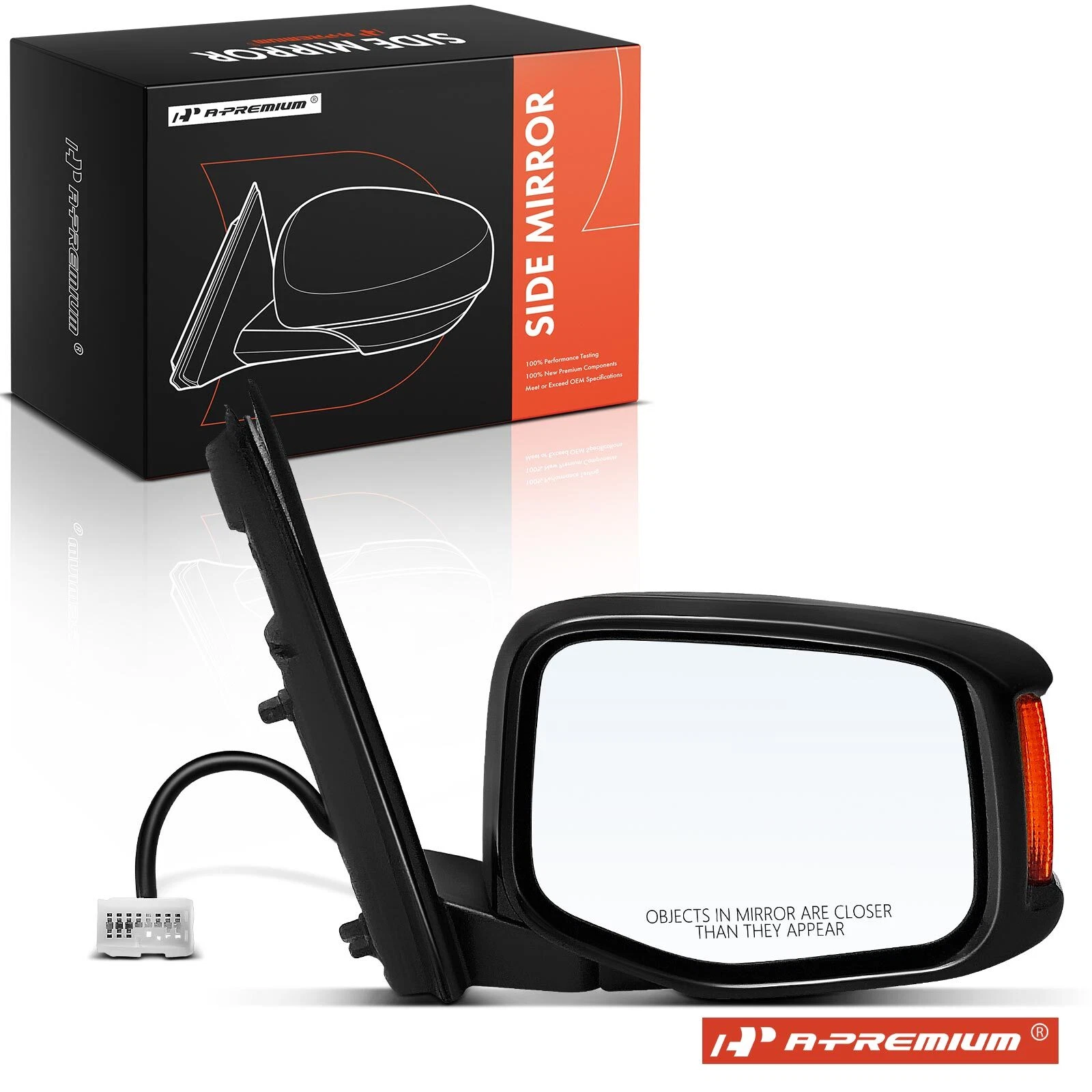 A-Premium Passenger Power Mirror w/ Power Fold Signal for Honda Odyssey 11-13