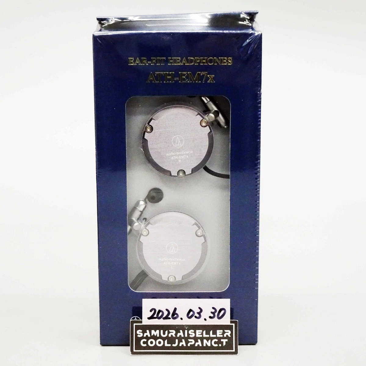 Audio-Technica ATH-EM7 X Silver Model Persona 3 Earphone EM7X from