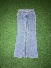 Levis 517 Womens 9 Jr Vintage 90s Y2K Bootcut Slim 32x32 Light Medium Wash Flare