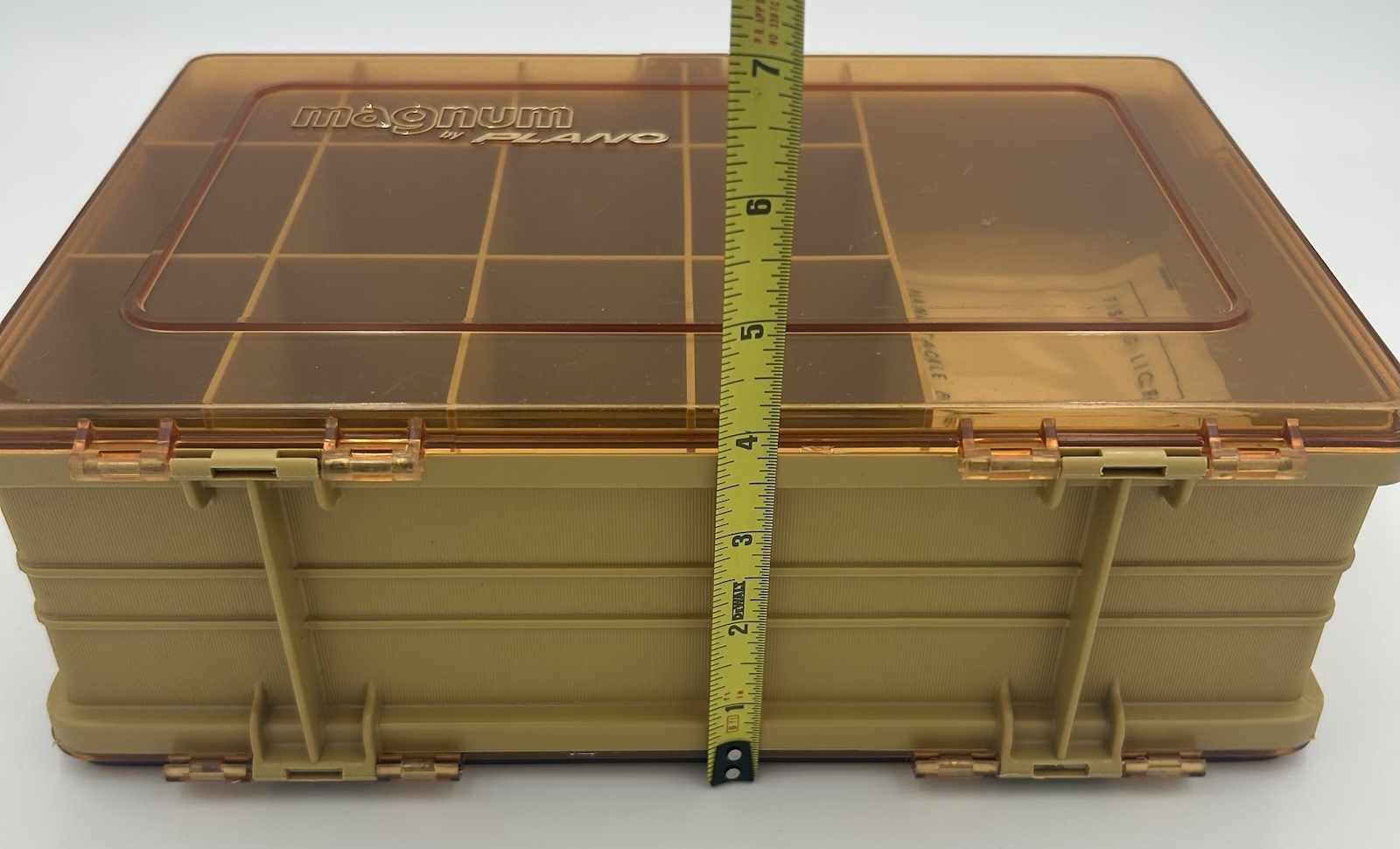 Vintage PLANO Magnum Portable Double Sided Tackle Box #1126, Made In USA!