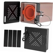 2 Pack Aluminum RV Bumper End Cap, RV Bumper Cap Cover Fits Standard 4-inch 