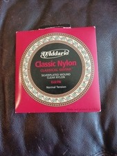 D'Addario Classic Nylon Classical Guitar Silver-plated Wound Clear Nylon Strings