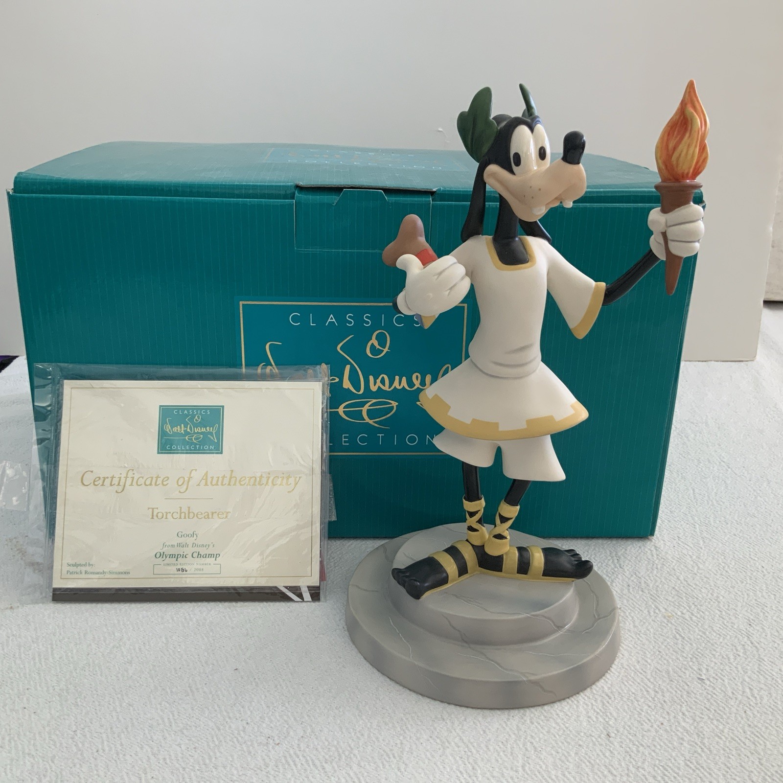 WDCC Olympic Champ’s Goofy “Torchbearer” N.L.E.